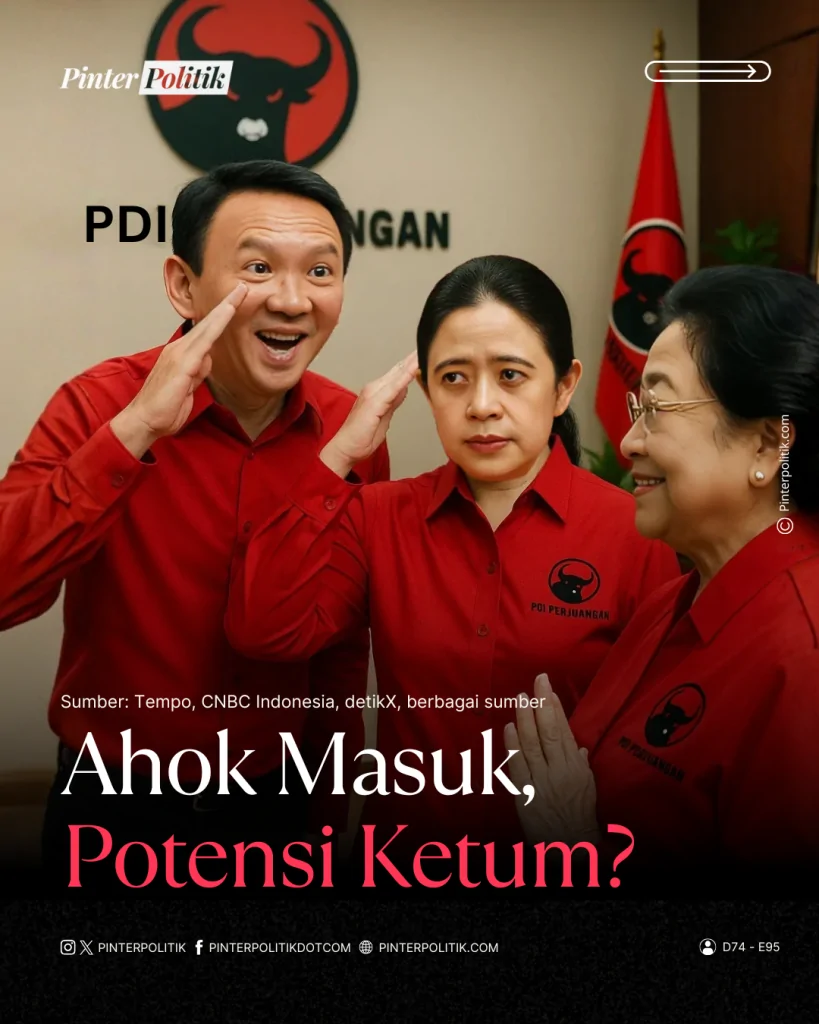 ahok masuk, potensi ketum