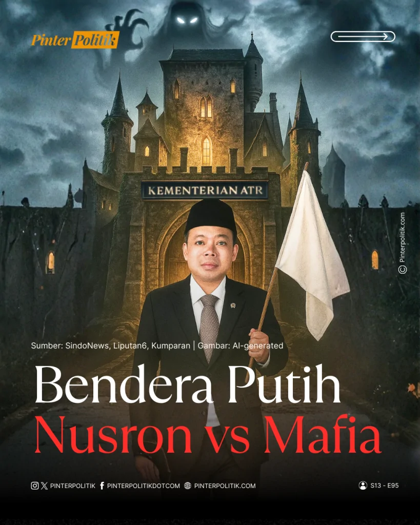 bendera putih nusron vs mafia