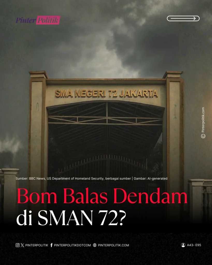 bom balas dendam di sman 72