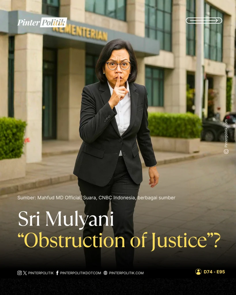 sri mulyani “obstruction of justice”