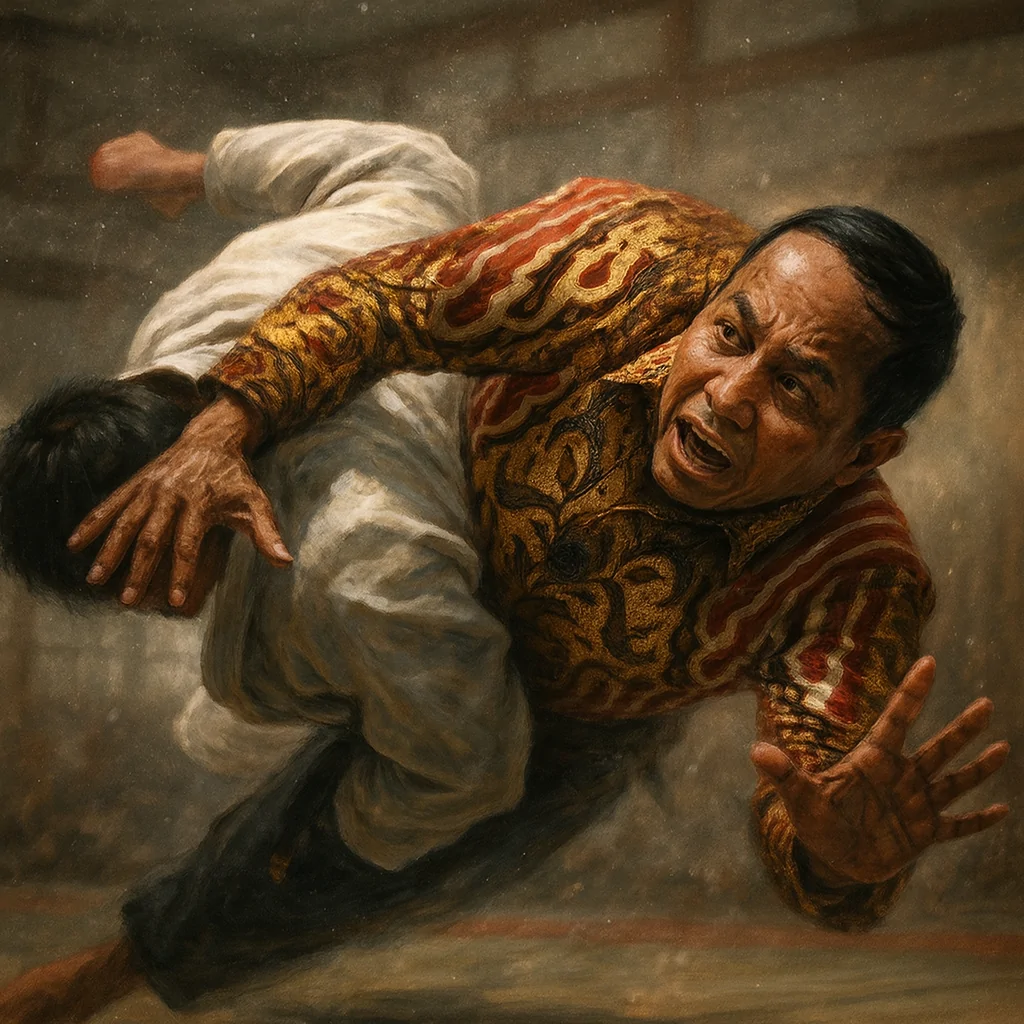 20251207 1702 judo throw symbolism remix 01kbw44nxrftwr6aafkf29ne0b 1