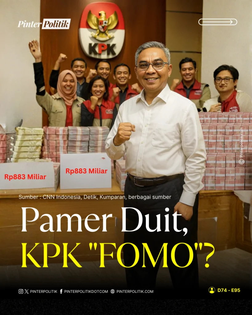 pamer duit, kpk fomo