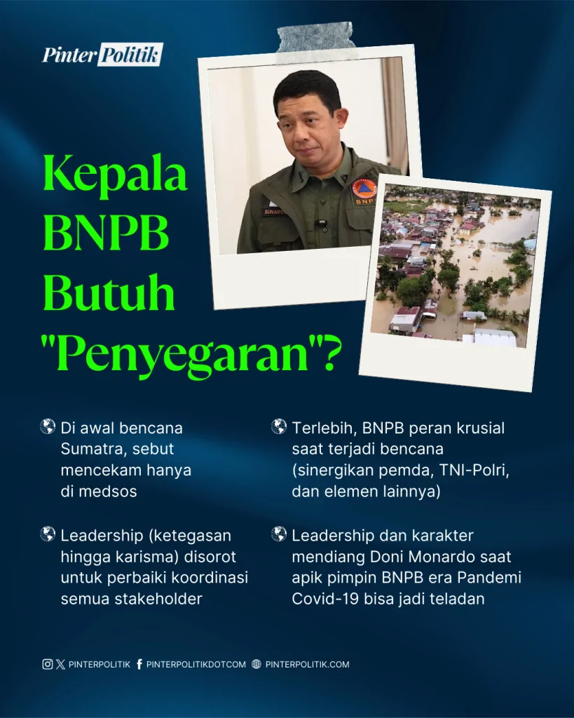 canggung kepala bnpb hilang panggung (3)