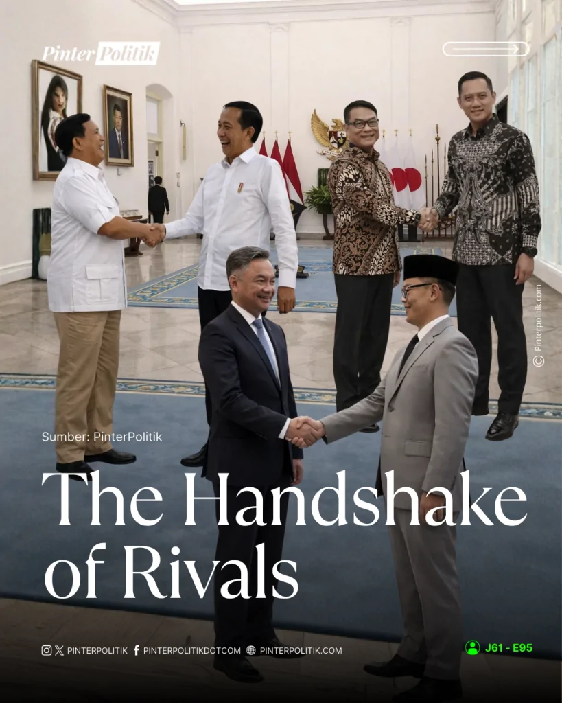 the handshake of rivals