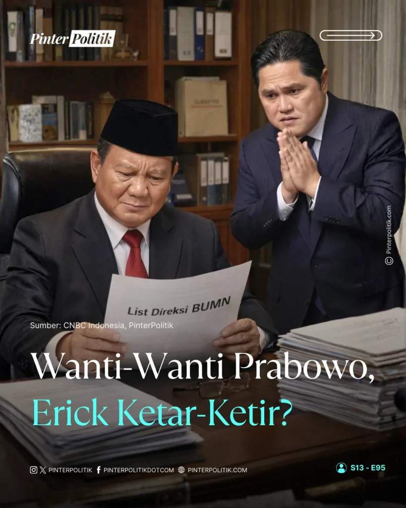 wanti wanti prabowo, erick ketar ketir