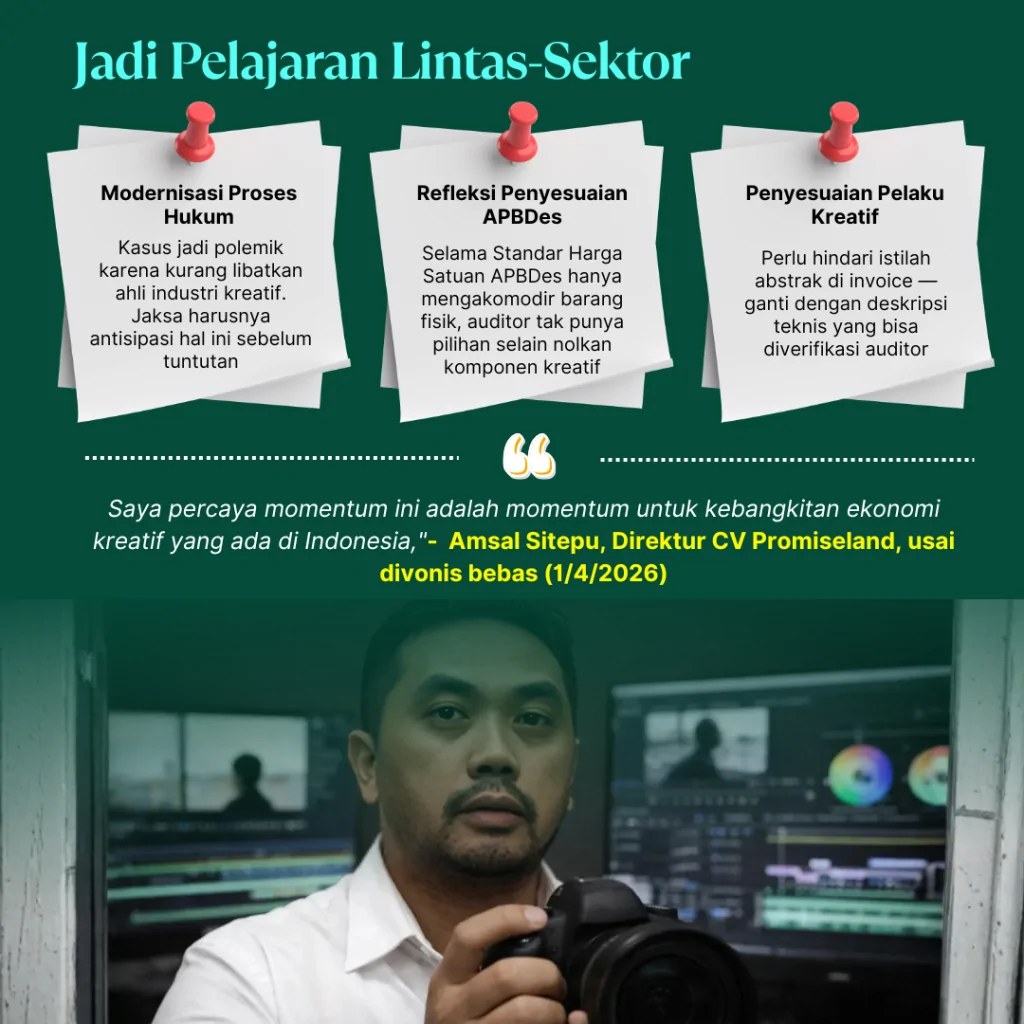 amsal, jaksa karo'matikan' kreativitas (4)