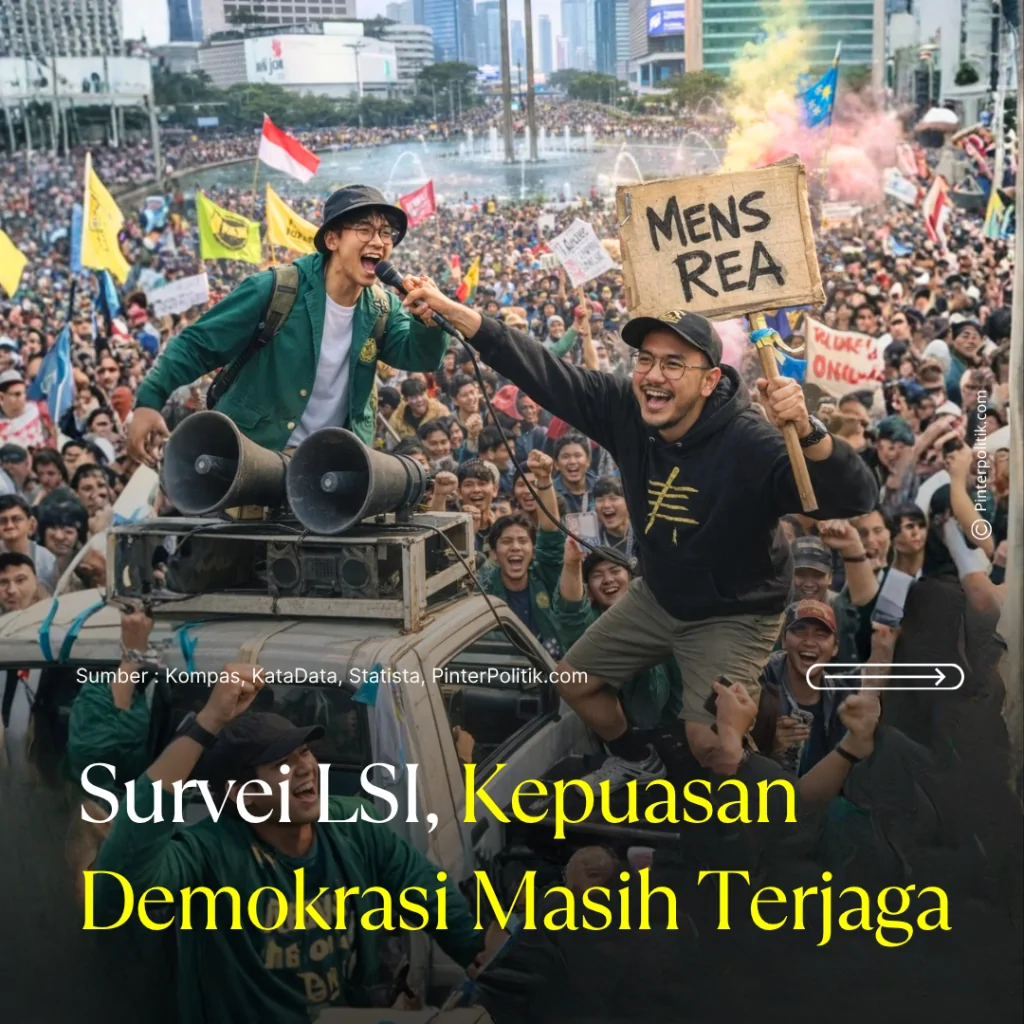 survei lsi, kepuasan demokrasi masih terjaga