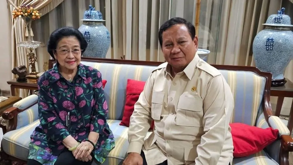 pertemuan prabowo dan mega jelang kongres pdip (Dokumentasi : Sufmi Dasco)