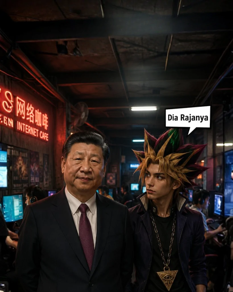 Ilustrasi Xi Jinping (Gambar: AI-generated)