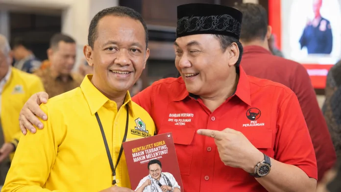 Bahlil dan Bambang Pacul (Foto: Chat GPT)