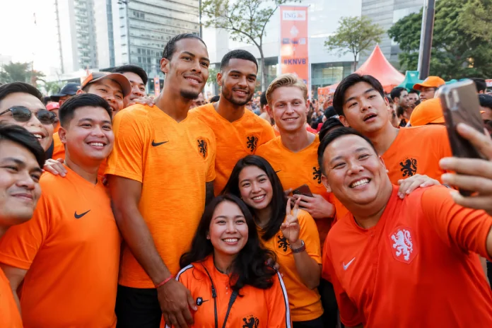 Ilustrasi Pendukung Timnas Belanda di Indonesia