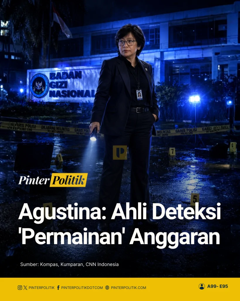 agustina ahli deteksi 'permainan' anggaran