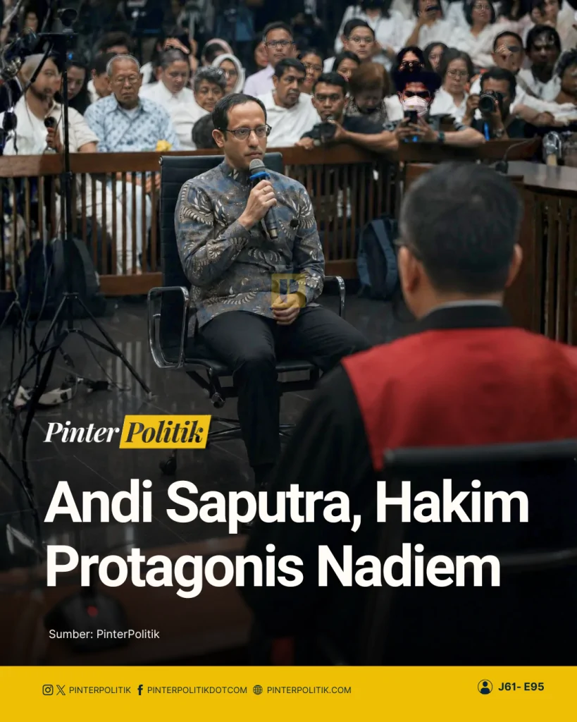andi saputra, hakim protagonis nadiem