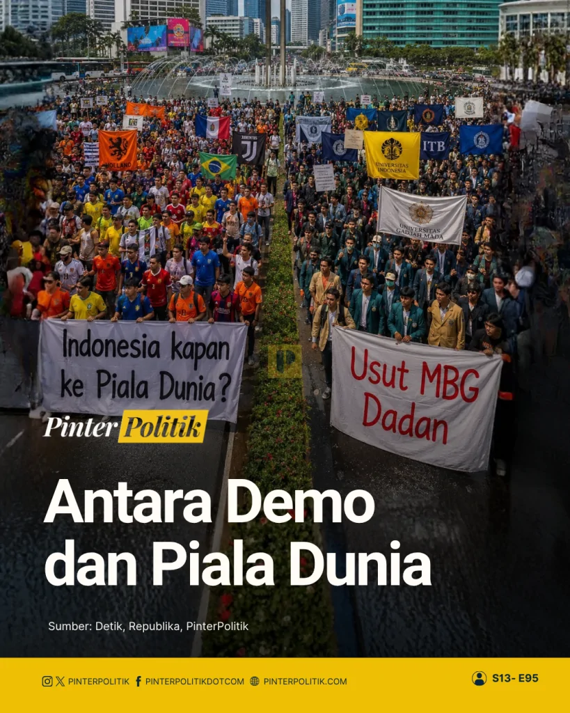 antara demo dan piala dunia