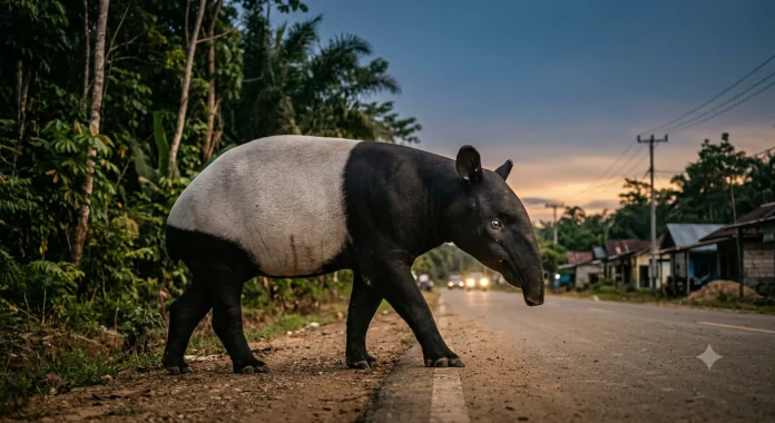 Ilustrasi Tapir di Mesuji