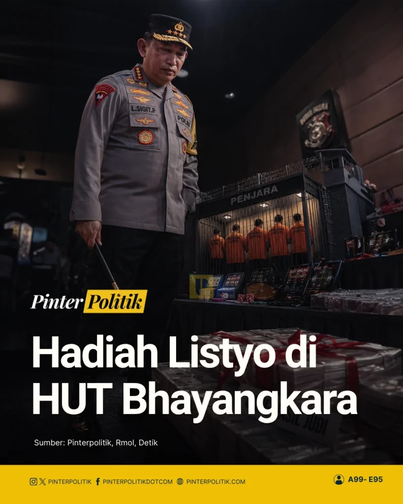 hadiah listyo di hut bhayangkara