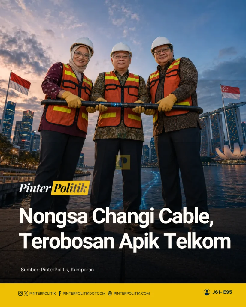 nongsa changi cable, manuver apik telkom