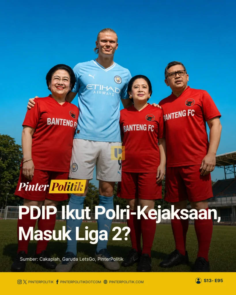 pdip ikut polri kejaksaan, masuk liga 2