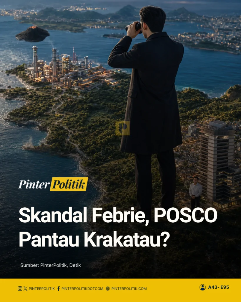 skandal febrie, posco pantau krakatau