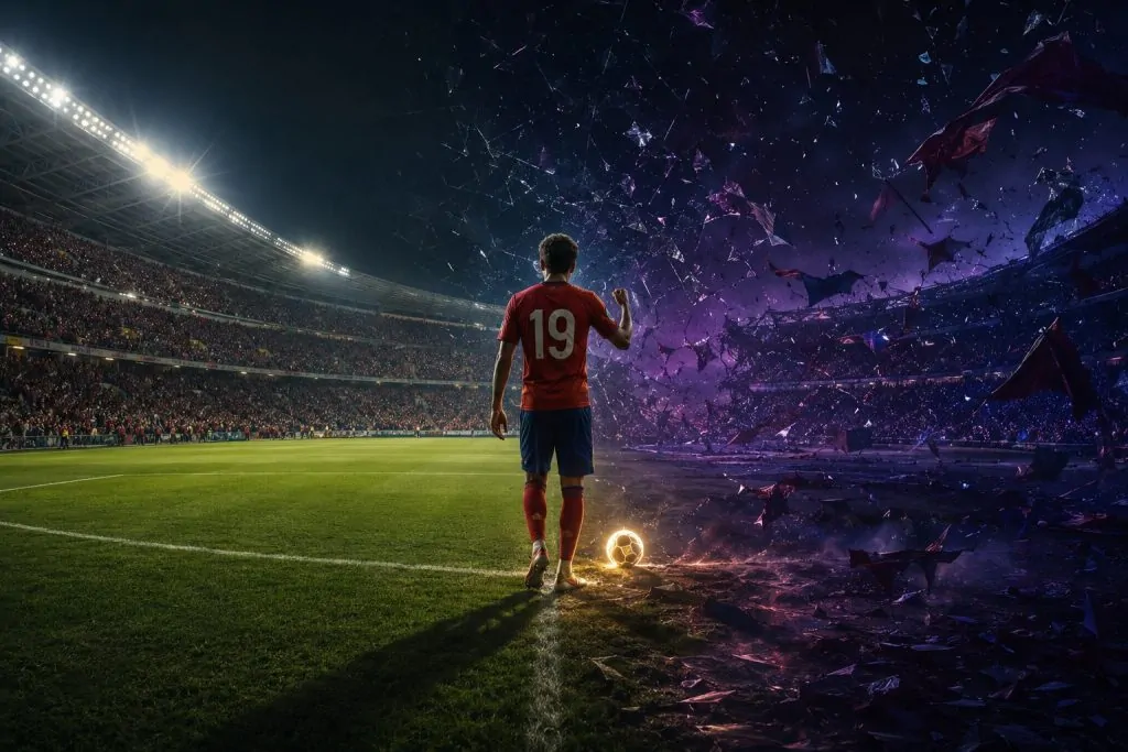 Ilustrasi kemenangan Spanyol di Piala Dunia 2026