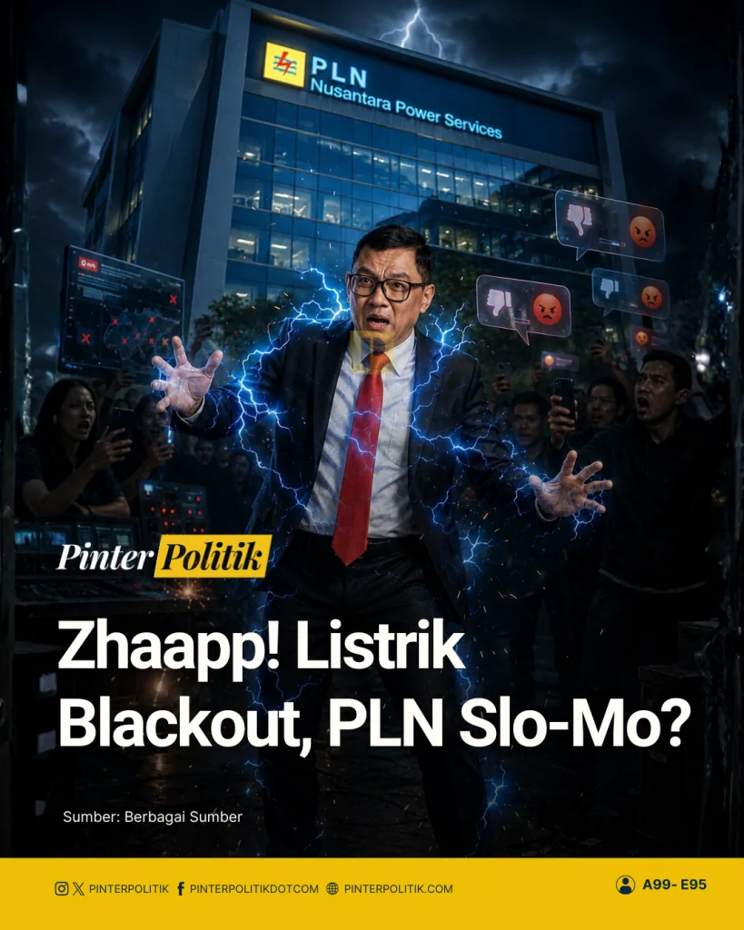 zhaapp! listrik blackout, pln slo mo